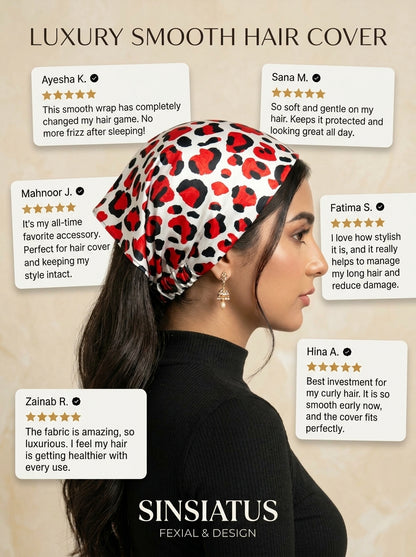 Wild Leopard Print Hair Bandana Headband – Elastic Hair Wrap Kerchief