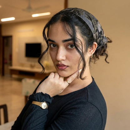 Premium Silk Headband for Girls | Under Helmet & Lifestyle Wear