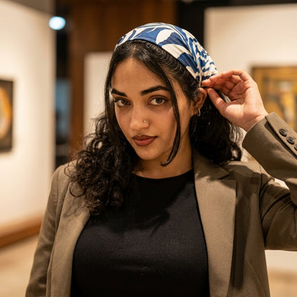 Premium Silk Headband for Girls | Under Helmet & Lifestyle Wear