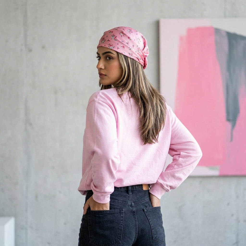 Premium Silk Headband for Girls | Under Helmet & Lifestyle Wear
