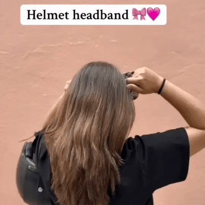 Premium Silk Headband for Girls | Under Helmet & Lifestyle Wear