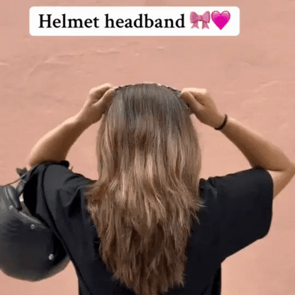Premium Silk Headband for Girls | Under Helmet & Lifestyle Wear