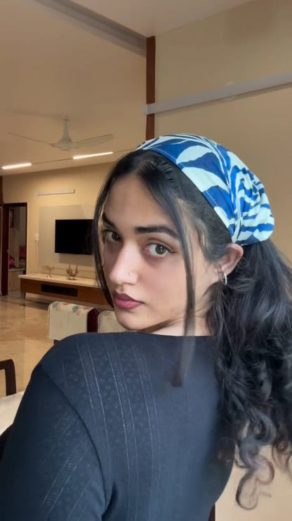 Premium Silk Headband for Girls | Under Helmet & Lifestyle Wear