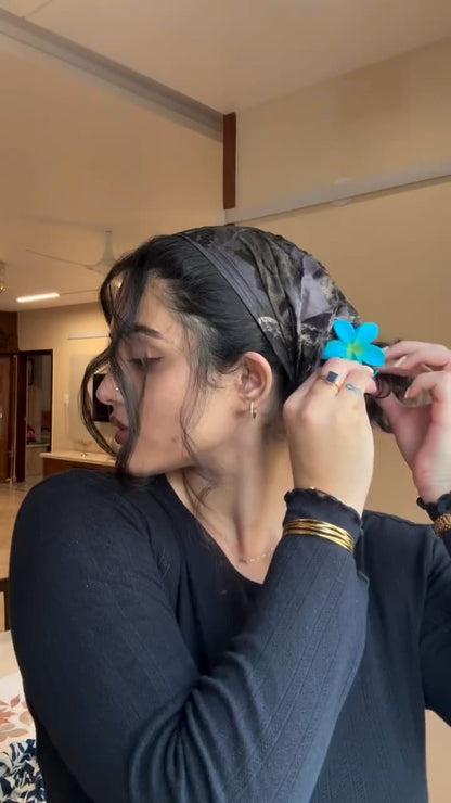 Premium Silk Headband for Girls | Under Helmet & Lifestyle Wear