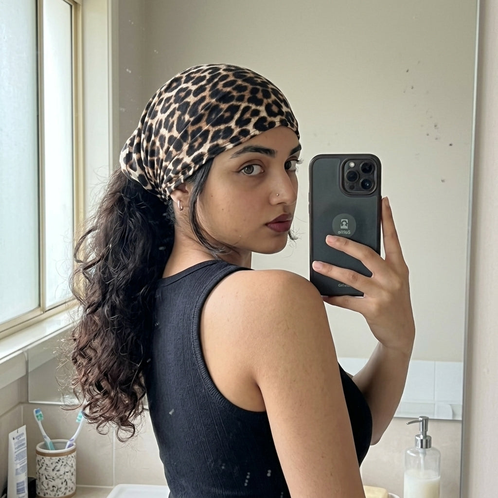 Premium Silk Headband for Girls | Under Helmet & Lifestyle Wear