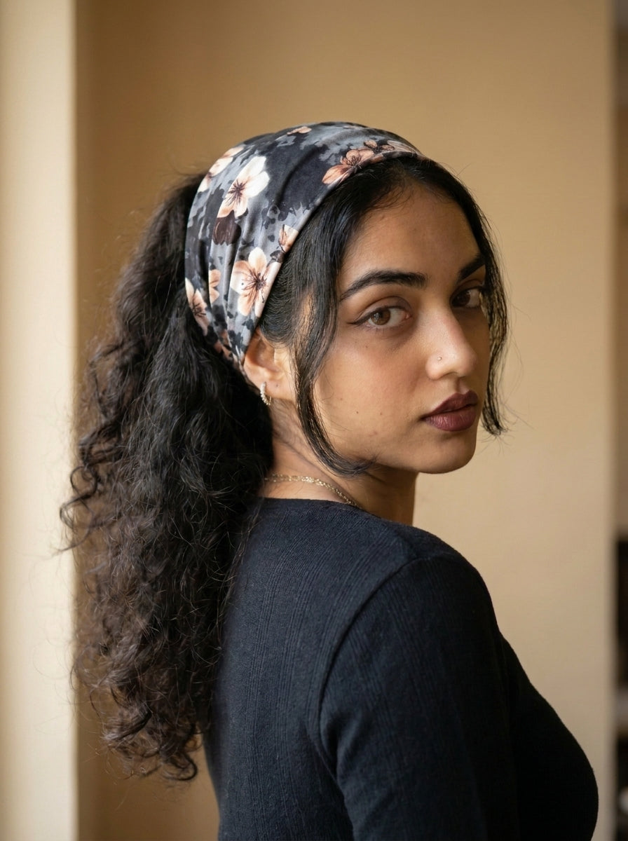 Premium Silk Headband for Girls | Under Helmet & Lifestyle Wear